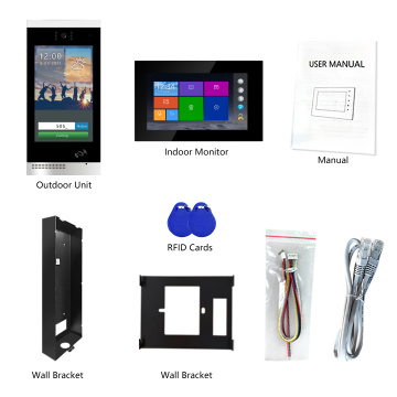 visual interphone touch button apartment visual doorbell